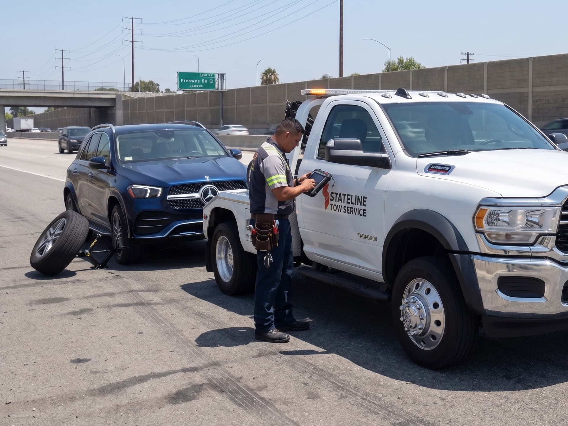 Tire Change in Los Angeles